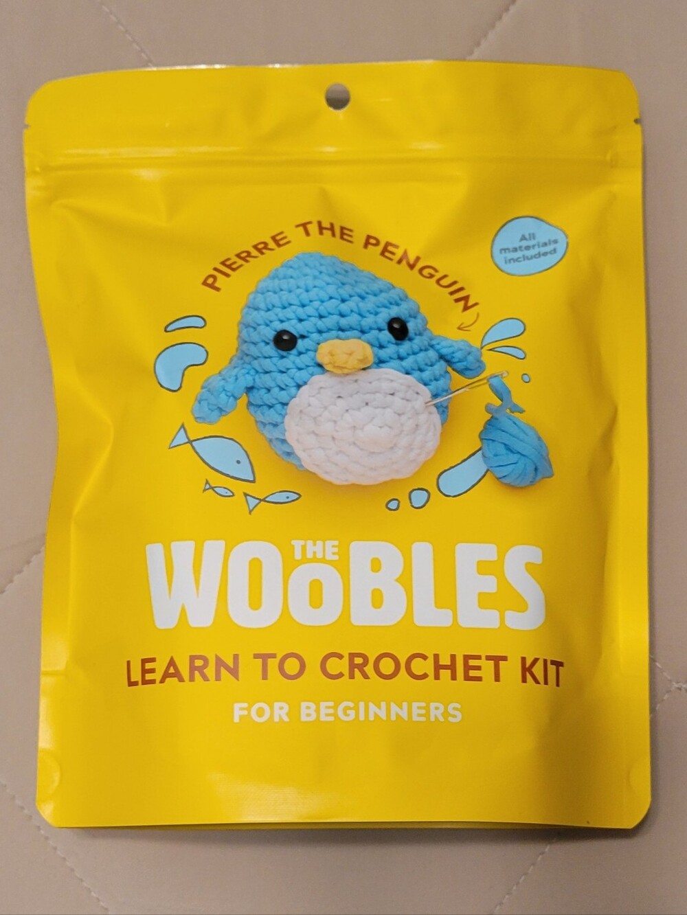The Woobles Pierre the Penguin Crochet Kit